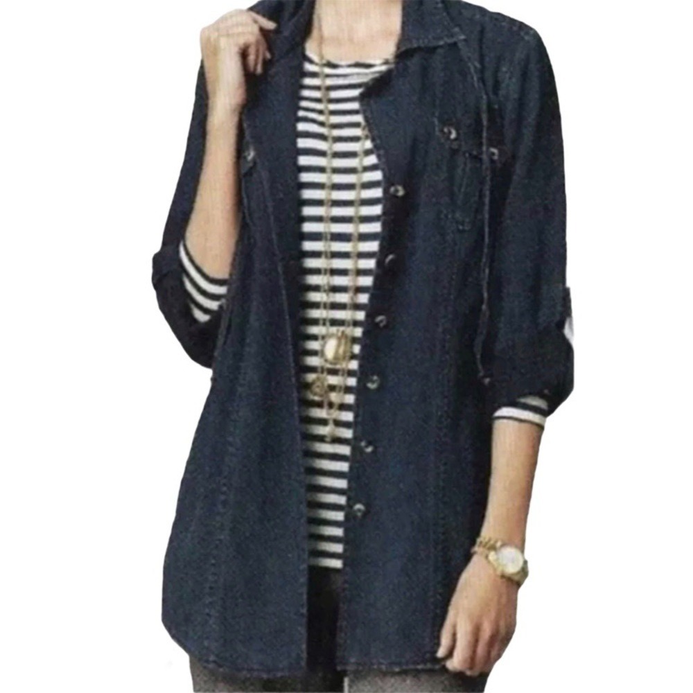 CAbi Denim Jacket Style 340 Size Small